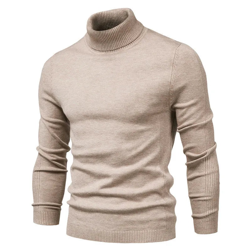 Men's Knit Turtleneck Sweater