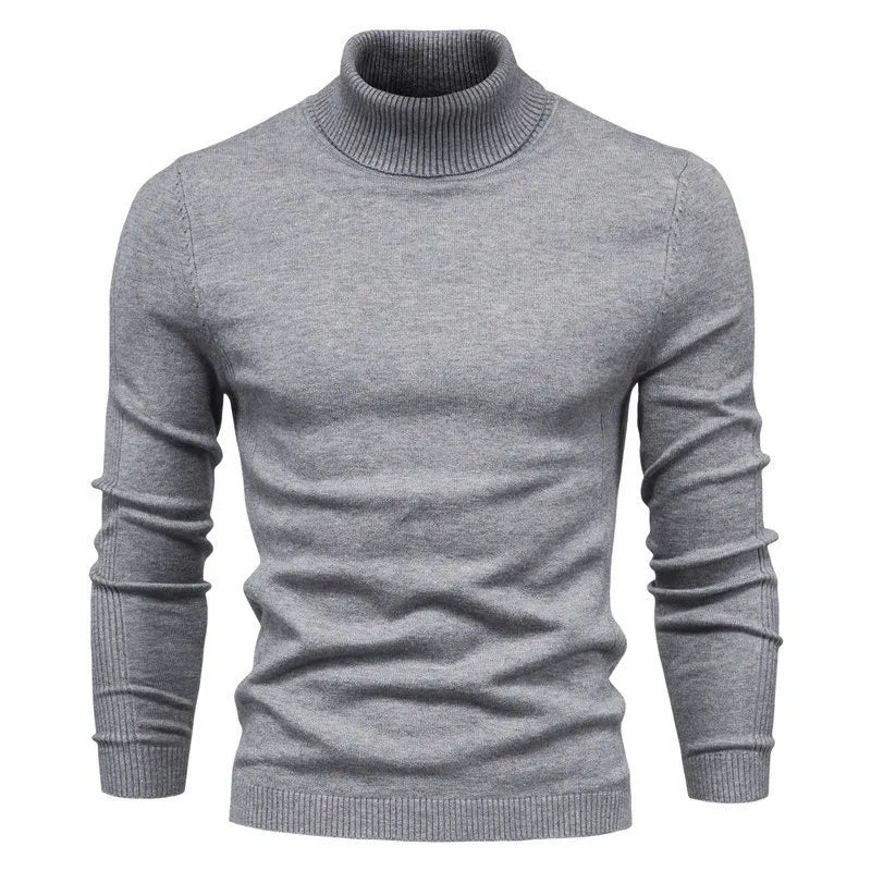Men's Knit Turtleneck Sweater