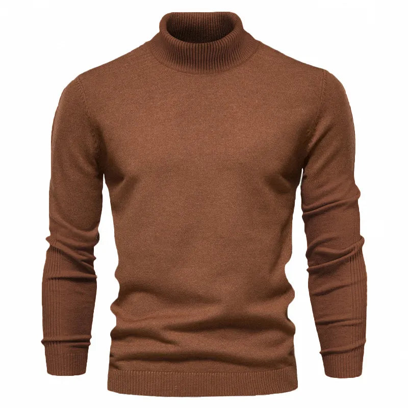 Men's Knit Turtleneck Sweater
