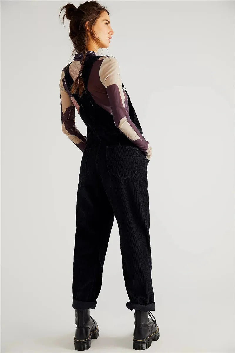 Women's Sleeveless Jumpsuit with Pockets