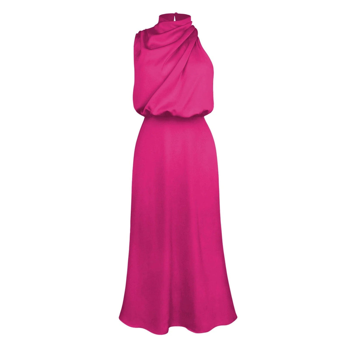 Women's Sleeveless Wrap Maxi Dress