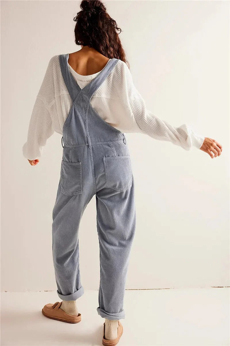 Women's Sleeveless Jumpsuit with Pockets