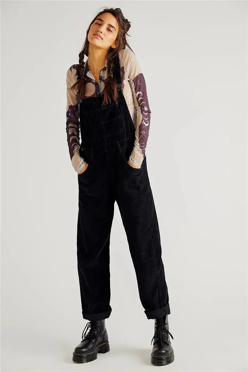 Women's Sleeveless Jumpsuit with Pockets